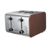 Picture of CAPRI 4 SLICE TOASTER - STAINLESS STEEL/GOLD