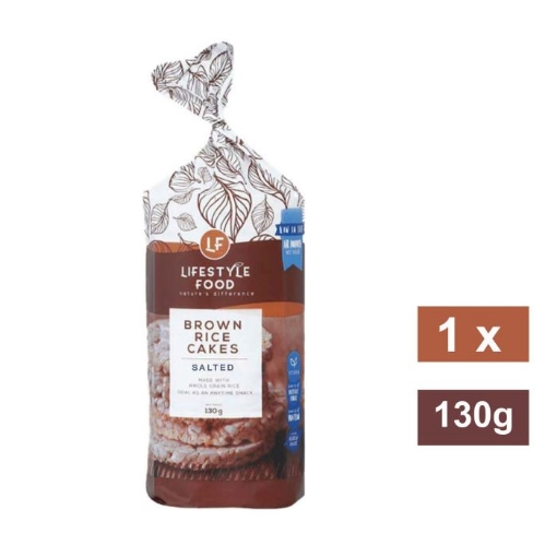 Picture of LIFESTYLE FOOD SALTED BROWN RICE CAKES 130g