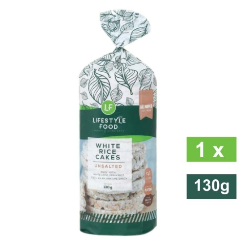 Picture of LIFESTYLE FOOD UNSALTED WHITE RICE CAKES 130g