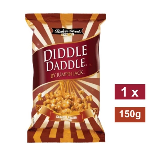 Picture of DIDDLE DADDLE CARAMEL COATED POPCORN 150g