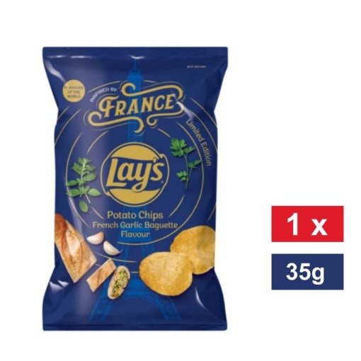 Picture of LAY'S LIMITED EDITION FRENCH GARLIC BAGUETTE POTATO CHIPS 36g  