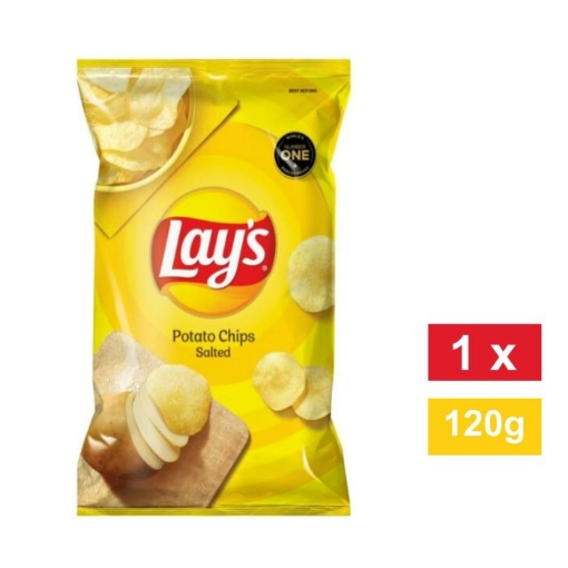 Picture of LAY'S SALT FLAVOURED POTATO CHIPS 120g