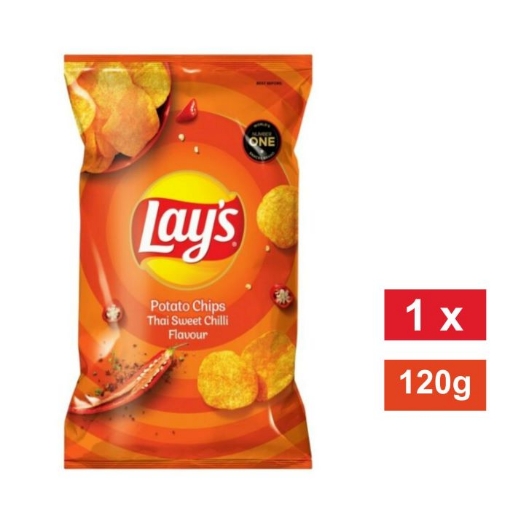 Picture of LAY'S THAI SWEET CHILLI FLAVOURED POTATO CHIPS 120g