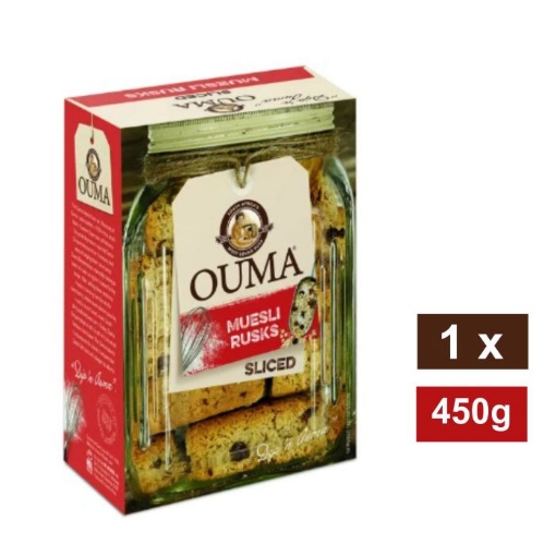 Picture of OUMA MUESLI SLICED RUSKS  450g