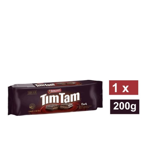 Picture of ARNOTT'S TIM TAM DARK CHOCOLATE BISCUITS 200g