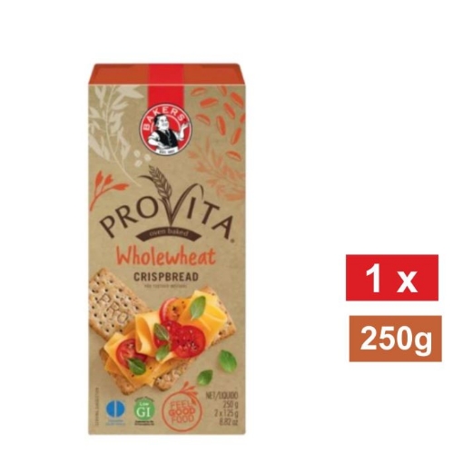 Picture of BAKERS PROVITA WHOLEWHEAT CRISPBREAD 250g