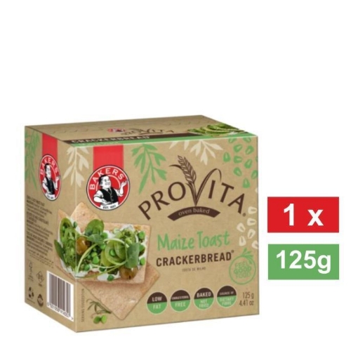Picture of BAKERS PROVITA MAIZE TOAST CRACKERBREAD 125g