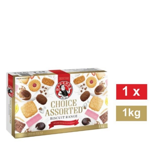 Picture of BAKERS CHOICE ASSORTED RANGE BISCUITS 1kg