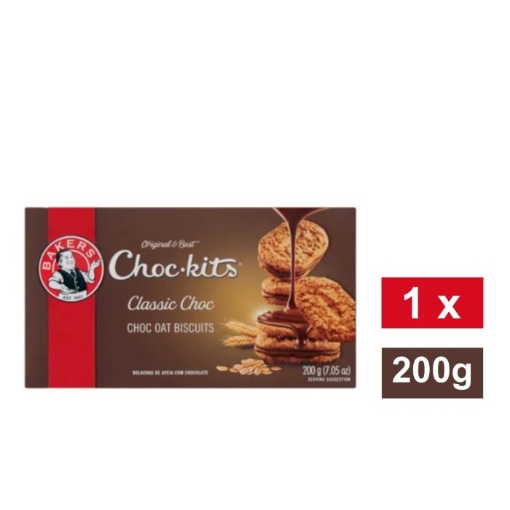 Picture of BAKERS CHOC-KITS CLASSIC CHOCOLATE OATS BISCUITS 200g