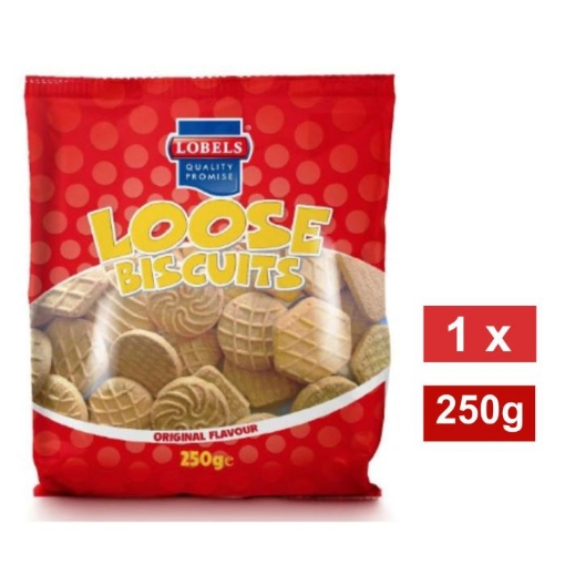 Picture of LOBELS LOOSE BISCUITS VANILLA FLAVOURED 250g 