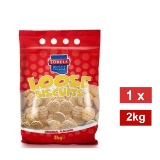 Picture of LOBELS LOOSE BISCUITS VANILLA FLAVOURED 2kg 