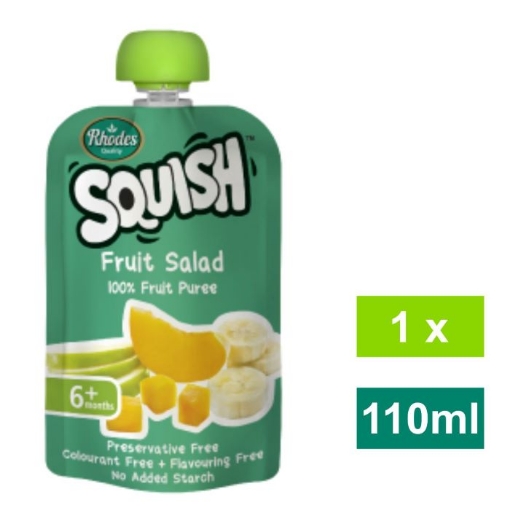 Picture of Rhodes Squish 100% Fruit Puree, Fruit Salad 110ml