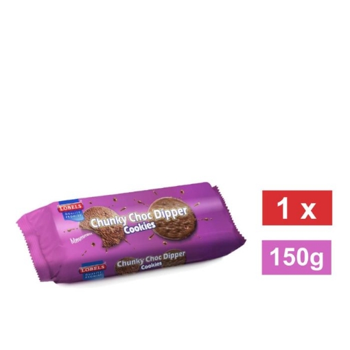 Picture of LOBELS CHUNKY CHOC DIPPER COOKIES 150g