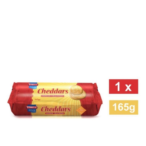 Picture of LOBELS CHEDDARS CHEESE CRACKERS 165g