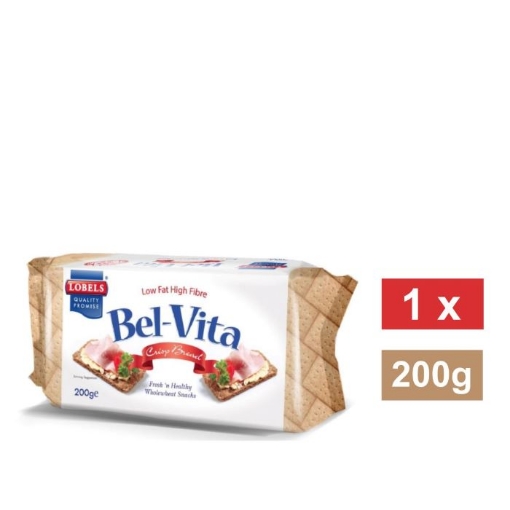 Picture of LOBELS BEL-VITA WHOLEWHEAT SNACKS 200g