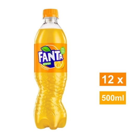 Picture of FANTA ORANGE SOFT DRINK P.E.T 12x500ml 