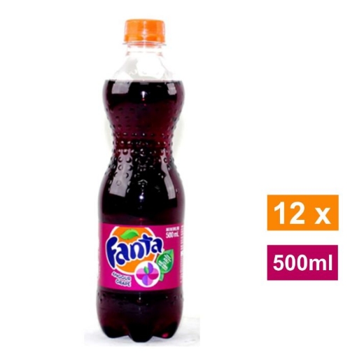 Picture of FANTA GRAPE SOFT DRINK P.E.T 12x500ml 
