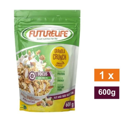 Picture of FUTURELIFE SMART FOOD GRANOLA CRUNCH NUT & SEED SELECTION GRANOLA CEREAL 600g