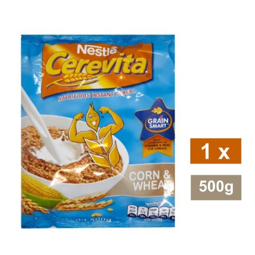 Picture of NESTLE CEREVITA CORN & WHEAT INSTANT CEREAL SACHET 500g