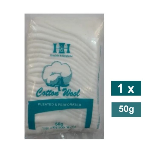 Picture of HEALTH & HYGIENE COTTON WOOL 50g