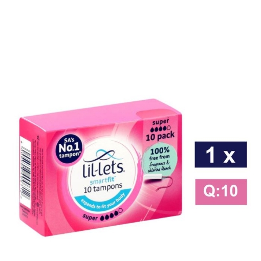 Picture of LIL-LETS SMARTFIT SUPER  TAMPONS 10's 