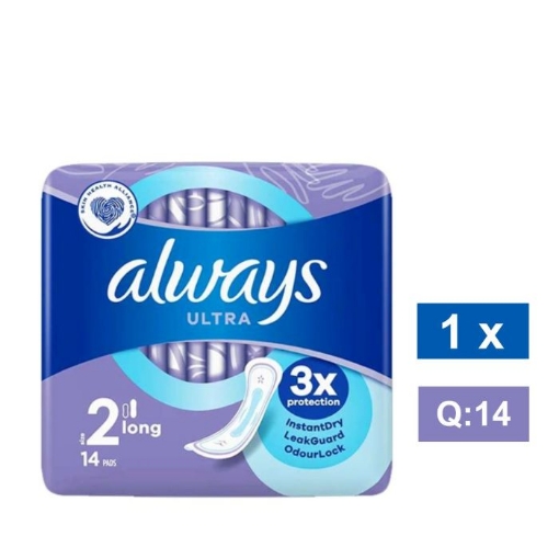 Picture of ALWAYS ULTRA LONG SANITARY PADS 14's