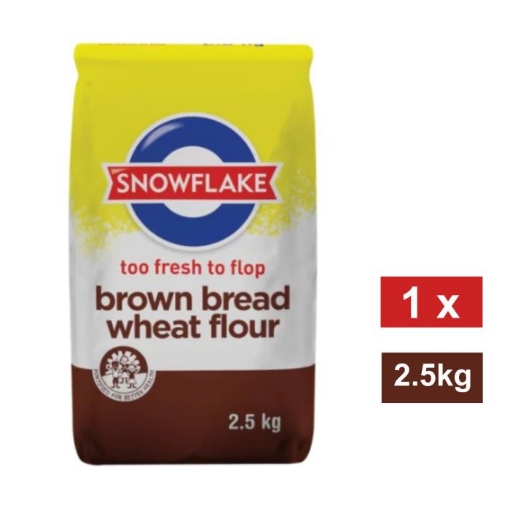Picture of SNOWFLAKE BROWN BREAD WHEAT FLOUR 2.5KG