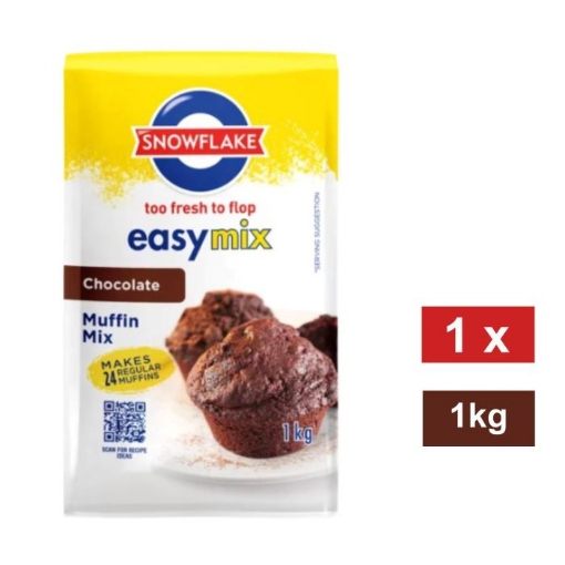 Picture of SNOWFLAKE EASY MIX CHOCOLATE MUFFIN MIX 1KG