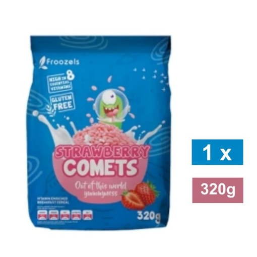 Picture of FROOZELS STRAWBERRY COMETS CEREAL 320g 