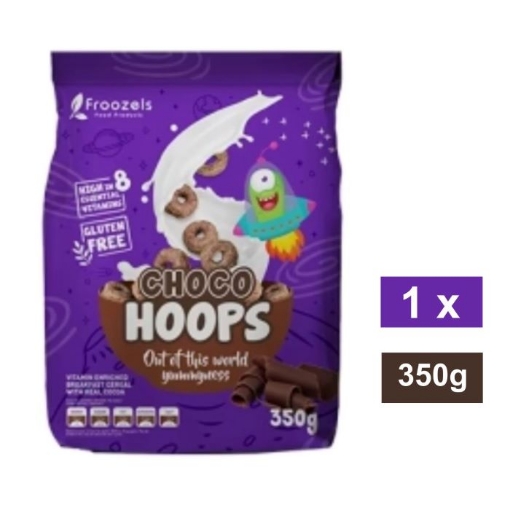 Picture of FROOZELS CHOCO HOOPS CEREAL 350g 