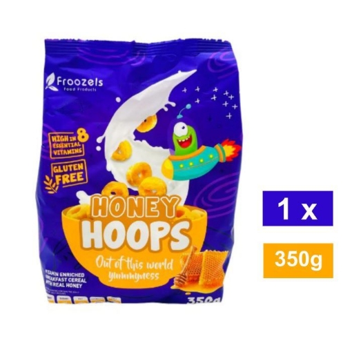 Picture of FROOZELS HONEY HOOPS CEREAL 350g