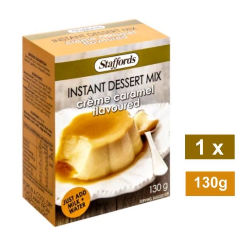 Picture of STAFFORDS CRÈME CARAMEL FLAVOURED INSTANT DESSERT MIX 130g 