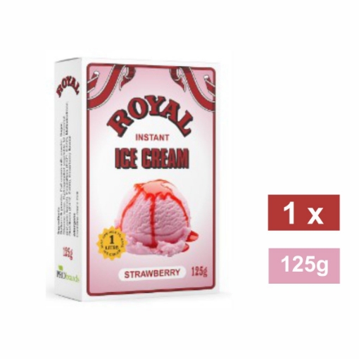 Picture of RBP ROYAL INSTANT STRAWBERRY ICE CREAM POWDER 125g 