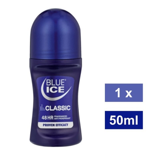 Picture of BLUE ICE  ROLL ON DEODORANT - CLASSIC 50ml