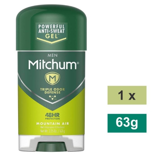 Picture of MITCHUM MEN CLEAR DEODORANT GEL - MOUNTAIN AIR 63g