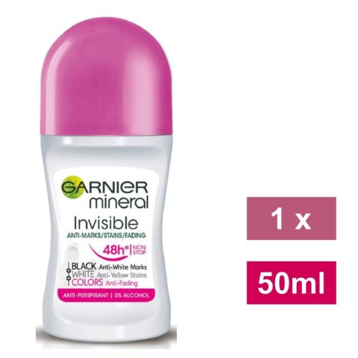 Picture of GARNIER MINERAL LADIES ROLL ON DEODORANT - INVISIBLE BWC 50ml