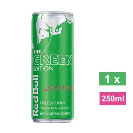 Picture of RED BULL CACTUS FRUIT GREEN EDITION ENERGY DRINK CAN 250ml 