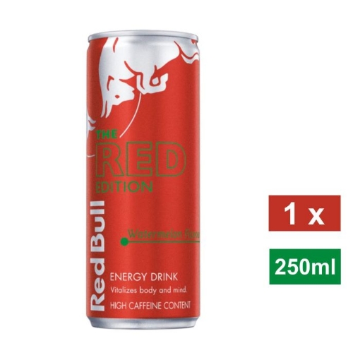 Picture of RED BULL WATERMELON RED EDITION ENERGY DRINK CAN 250ml 