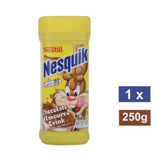 Picture of NESTLE NESQUIK CHOCOLATE FLAVOURED DRINK POWDER 250g 