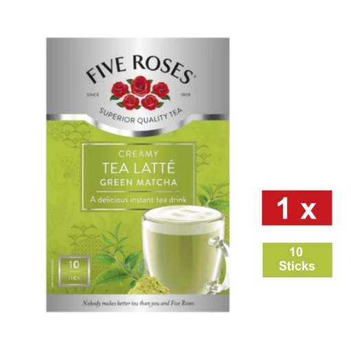 Picture of FIVE ROSES CREAMY TEA LATTE GREEN MATCHA SACHETS 10's