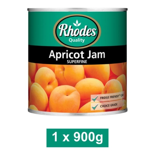 Picture of RHODES APRICOT JAM (TIN) 900g