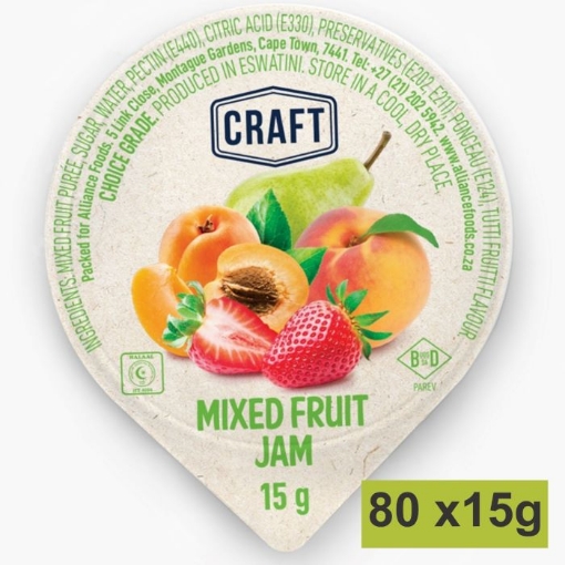 Picture of CRAFT MINI JAM PORTIONS - MIXED FRUIT 80x15g 