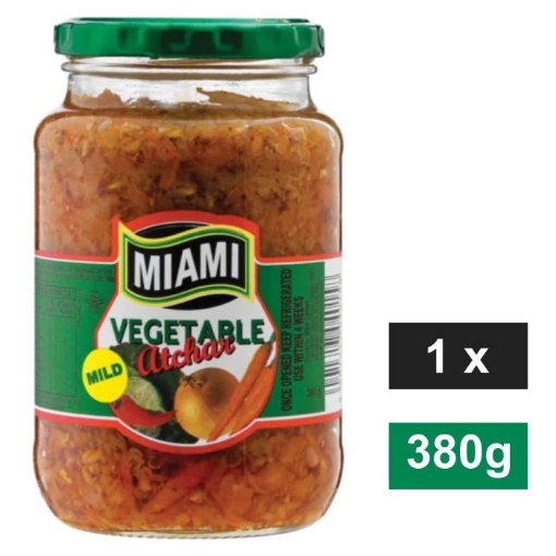 Picture of MIAMI VEGETABLE MILD ATCHAR 380g