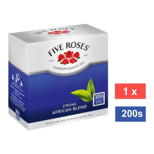 Picture of FIVE ROSES STRONG AFRICA BLEND TEA BAGS 200's