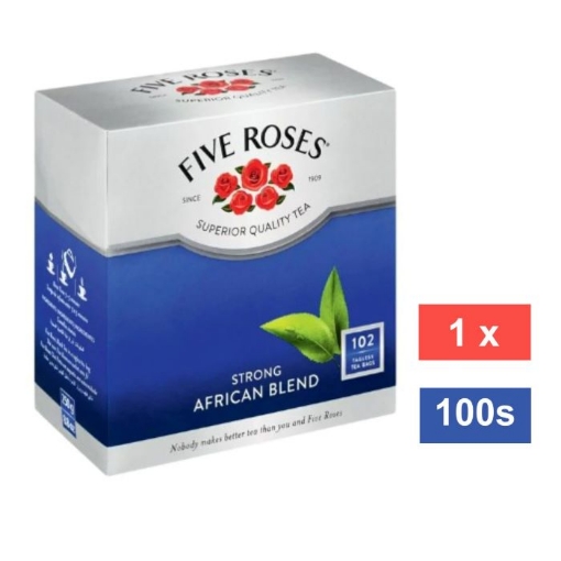 Picture of FIVE ROSES STRONG AFRICA BLEND TEA BAGS100's 