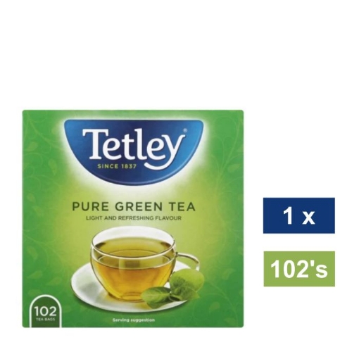 Picture of TETLEY PURE GREEN TEA BAGS 102's