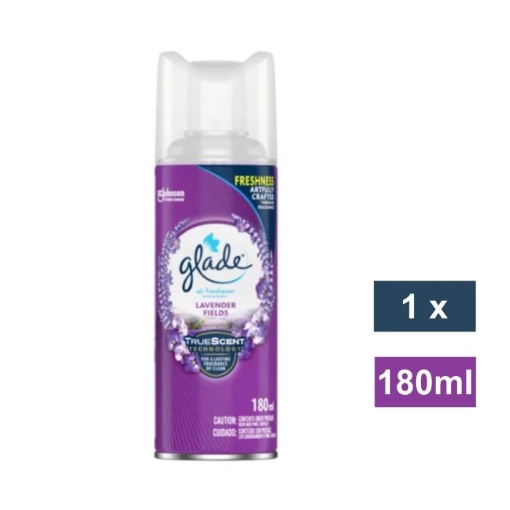 Picture of GLADE LAVENDER FIELDS AIR FRESHENER CAN 180ml