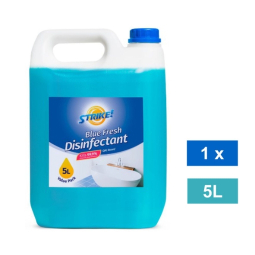 Picture of STRIKE BLUE FRESH SANITIZER & DISINFECTANT 5L