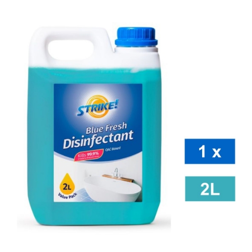 Picture of STRIKE BLUE FRESH SANITIZER & DISINFECTANT 2L