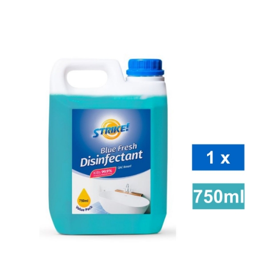 Picture of STRIKE BLUE FRESH SANITIZER & DISINFECTANT 750ml
